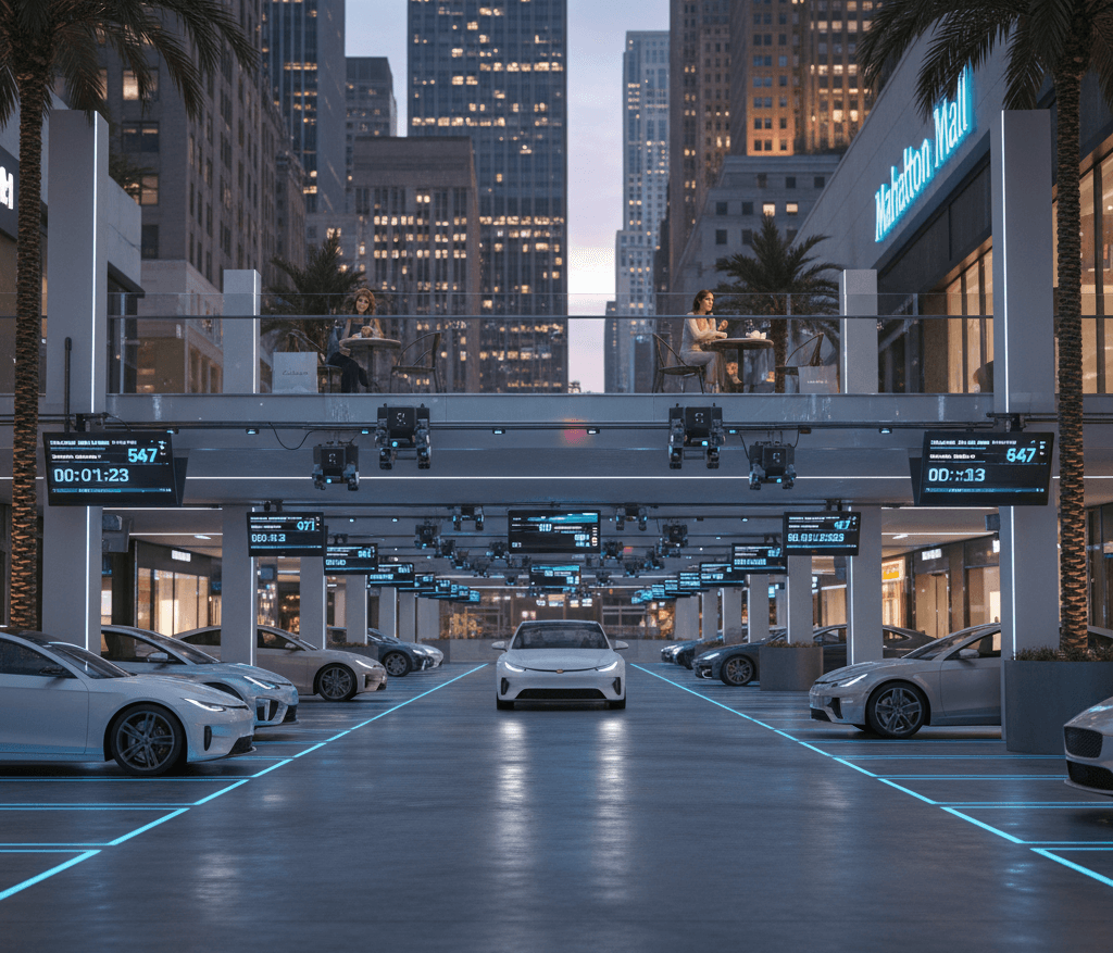Smart sensor in automated parking solution